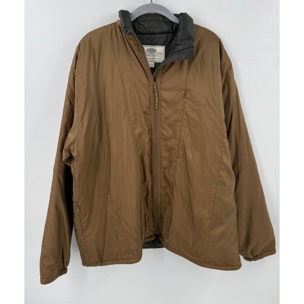 Boyt Harness Company Mens Nylon Barn Coat Jacket Thermolite Large Safari Tan